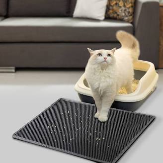 Double-Layer Honeycomb Cat Litter Mat